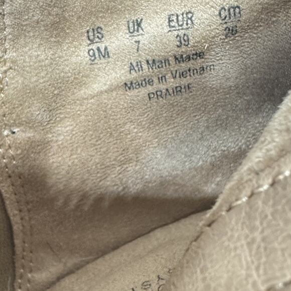 Black Ankle Boots Womens Sz 9 Strappy Lifestride Prairie Low Block Heel • EUC - Picture 7 of 8